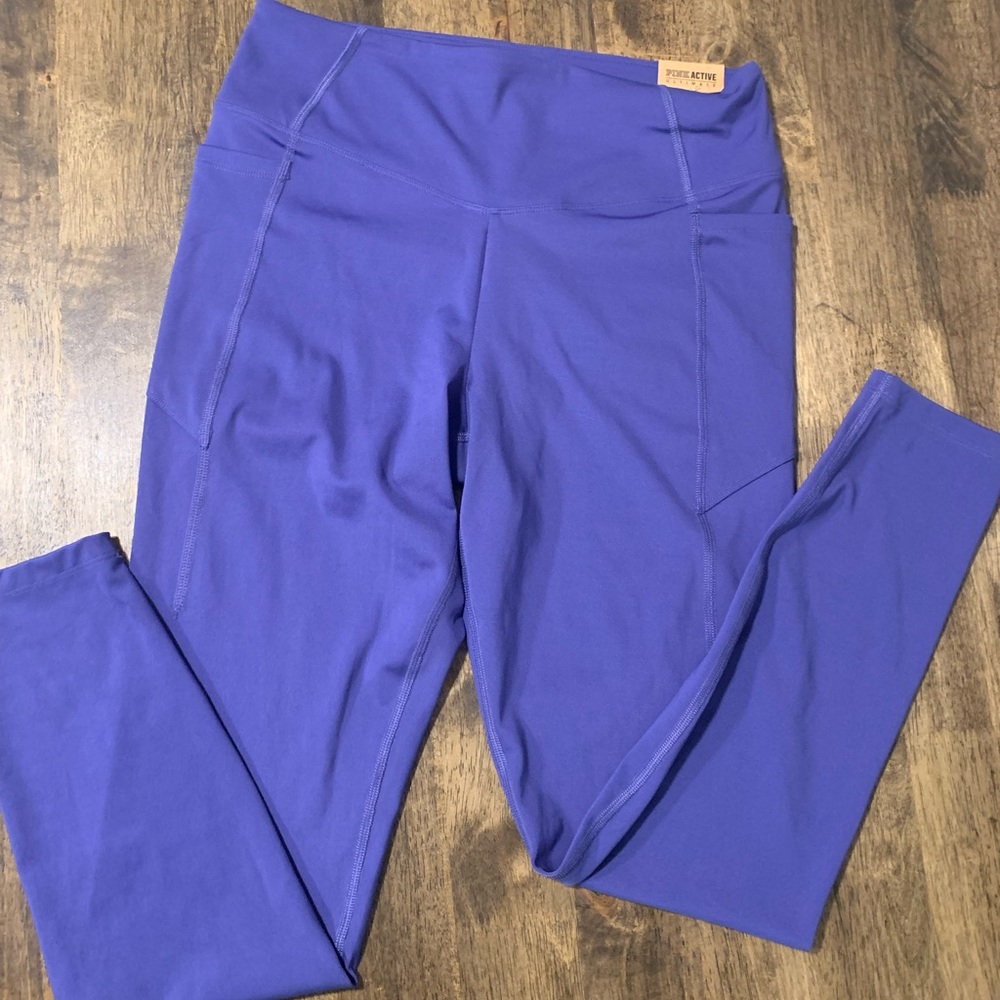 Pink leggings NWT size L